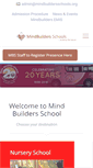 Mobile Screenshot of mindbuildersschools.org